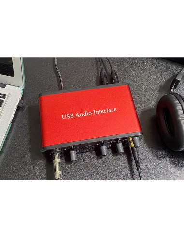 Interfaz de Audio USB-C LVY AR004 24Bit/192kHz 48V Phantom