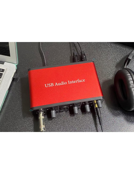 Interfaz de Audio USB-C LVY AR004 24Bit/192kHz 48V Phantom