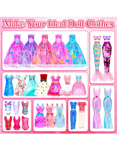 Ropa para Muñecas Armario DIY BiiMii PURPERCAT 0.72 kg 2