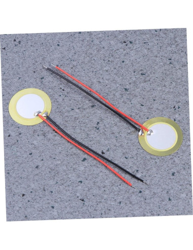 10 Piezas Disco Piezoeléctrico 20mm Cobre para Instrumentos