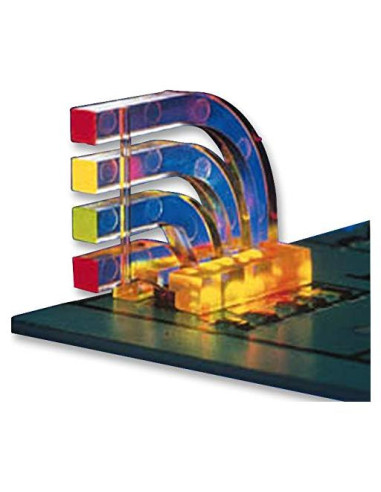 Tubo de Luz LED Vertical Dialight 16 Pines Claro - 25 Unidades