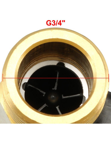 Sensor de Flujo de Agua uxcell G3/4 Efecto Hall 2-45L/min