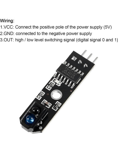 10 Módulos Sensor Infrarrojo TCRT5000 5V para Robots