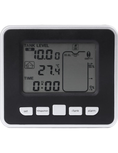 FTVOGUE Medidor de Nivel de Líquido Ultrasonido con Pantalla LCD