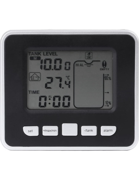 FTVOGUE Medidor de Nivel de Líquido Ultrasonido con Pantalla LCD