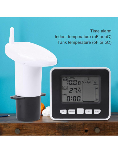 FTVOGUE Medidor de Nivel de Líquido Ultrasonido con Pantalla LCD