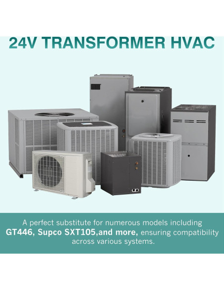 Transformador HVAC 40 VA WUYELIN 120V a 24V AC Reemplazo