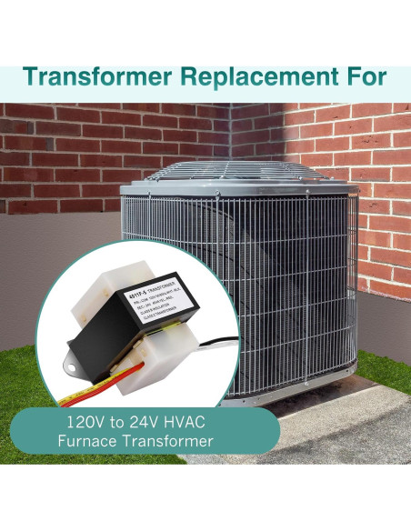 Transformador HVAC 40 VA WUYELIN 120V a 24V AC Reemplazo