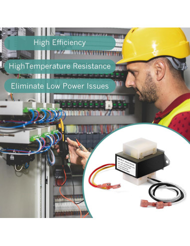 Transformador HVAC 40 VA WUYELIN 120V a 24V AC Reemplazo