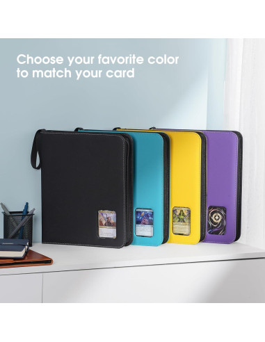 Álbum de Tarjetas ProCase 900 Bolsillos Negro 50 Fundas