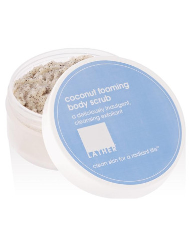 Exfoliante Espumoso de Coco LATHER 113g - Suave e Hidratante