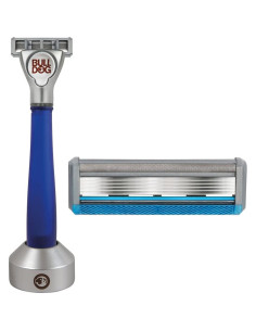 Afeitadora de Vidrio Reciclado Bulldog con Soporte y 5 Cuchillas 2