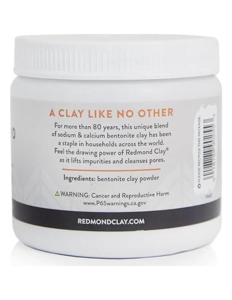 Mascarilla Facial de Arcilla Bentonita Redmond 283.5g