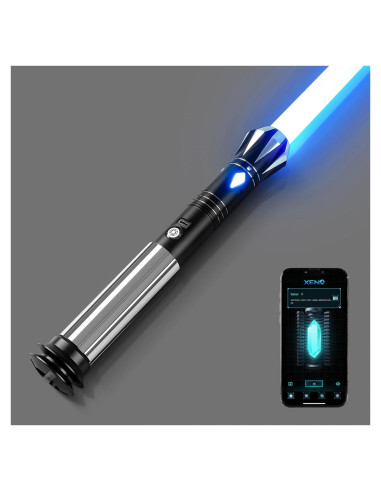 Sable de Luz DAMIENSABER RGB V3, 92 cm, 16 Sonidos, Aluminio