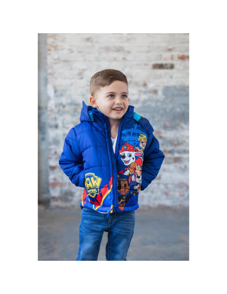 Chaqueta acolchada Paw Patrol para niños 7-8 años - Marino
