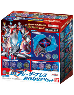 Set Narikiri DX Blazar Brace Bandai Ultraman Azul 2