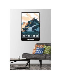Póster de pared Call of Duty: Vanguard Alpine Lodge 56.5x86.4cm 2
