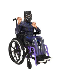 Disfraz Adaptativo Oficial Marvel Black Panther para Jóvenes M