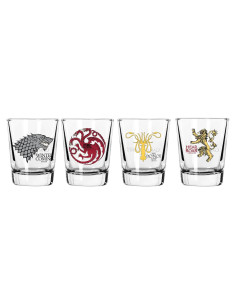 Vasos de Chupito Game of Thrones 4-Pack Stark Targaryen