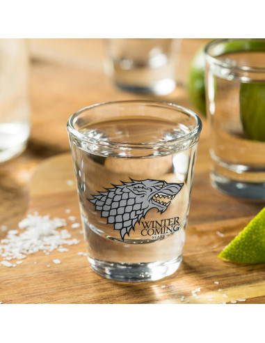 Vasos de Chupito Game of Thrones 4-Pack Stark Targaryen