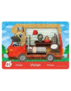 Tarjeta amiibo Vivian Animal Crossing Welcome 1 unidad