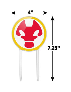 Adorno de Pastel Ben 10 Heatblast Acrílico 18.42 cm 2