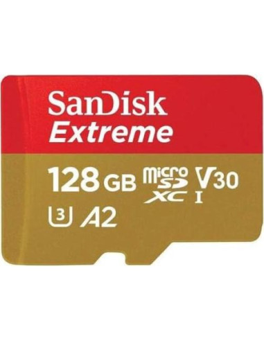 Paquete de 5 Tarjetas MicroSD SanDisk Extreme 128GB C10 4K