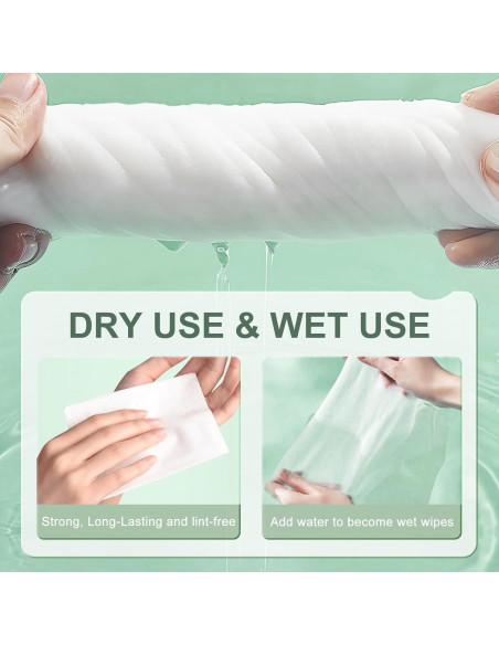 Toallas Desechables de Algodón MPK - 492 Unidades Suaves y Gruesas