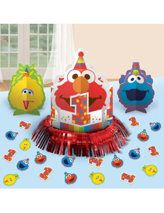 Kit de Decoración de Mesa Elmo Plaza Sésamo 23 Piezas 2