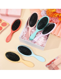 Nuenen 6 Cepillos Desenredantes de Viaje para Cabello 2