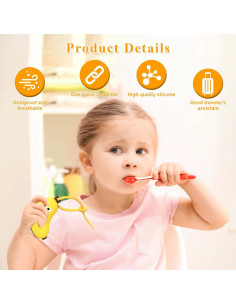 Funda de Cepillo de Dientes Portátil Dayinkes Plátano Amarillo 2