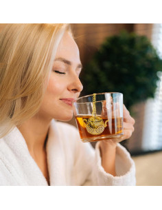 Infusor de Té SureOBliss 2PCS Acero Inoxidable Oro 2