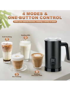 Espumador de Leche Eléctrico Freebala GW-001 350ml 4 en 1 2