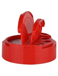 Tapas de Especias Nakpunar Rojas 6 pcs para Tarros de Conserva