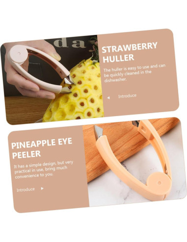 Herramienta de deshuesar piña Zerodeko de acero inoxidable