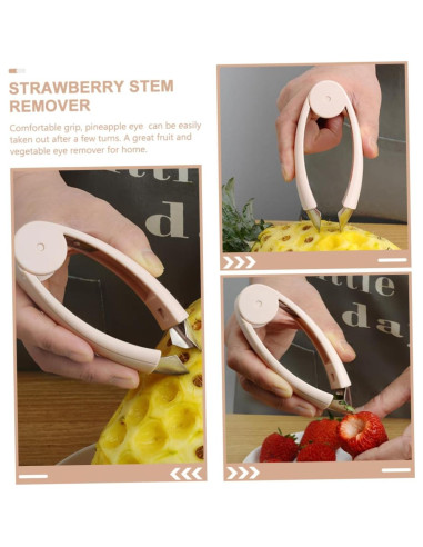 Herramienta de deshuesar piña Zerodeko de acero inoxidable