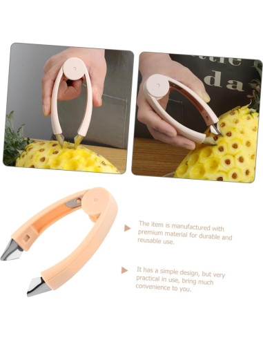 Herramienta de deshuesar piña Zerodeko de acero inoxidable