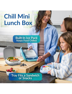 Fiambrera a Prueba de Fugas Bentgo Chill Mini 2.7 Tazas Gris 2