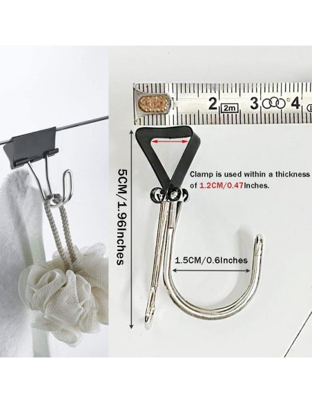 Ganchos Colgantes de Acero Inoxidable OULIGET - Paquete de 10