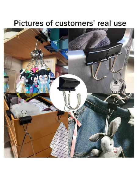 Ganchos Colgantes de Acero Inoxidable OULIGET - Paquete de 10