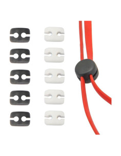 Paquete de 10 deslizadores de cable para auriculares CCeCCe