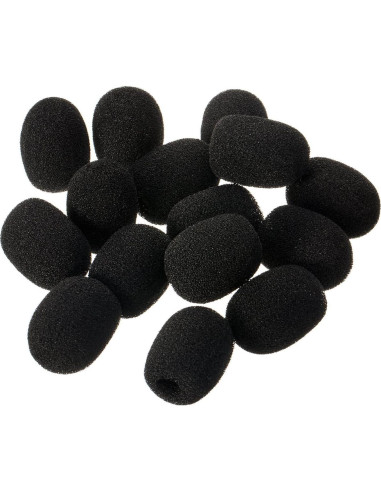 Micrófono de Solapa EBOOT con Pantallas Antiviento - 15 Piezas