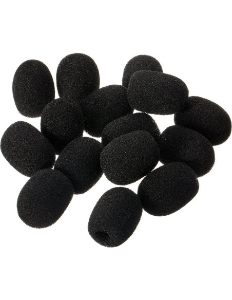 Micrófono de Solapa EBOOT con Pantallas Antiviento - 15 Piezas