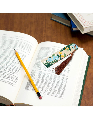 50 Marcadores de Madera Sin Terminar Ira Pollitt con Borlas