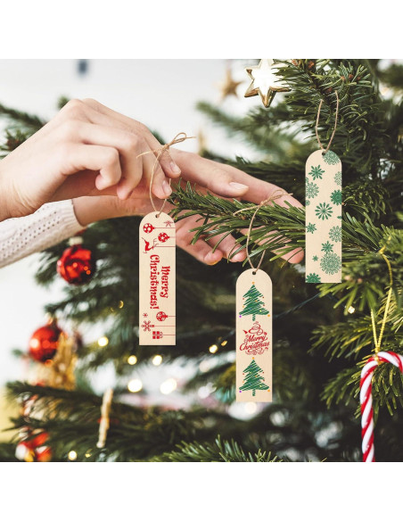 50 Marcadores de Madera Sin Terminar Ira Pollitt con Borlas