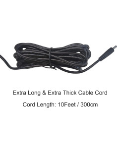 Adaptador de Corriente 12V 1A UL Genérico con Cable 3.05m 2