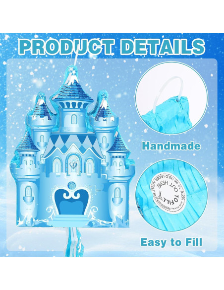 Piñata de Castillo Azul Harrycle para Fiesta de Cumpleaños