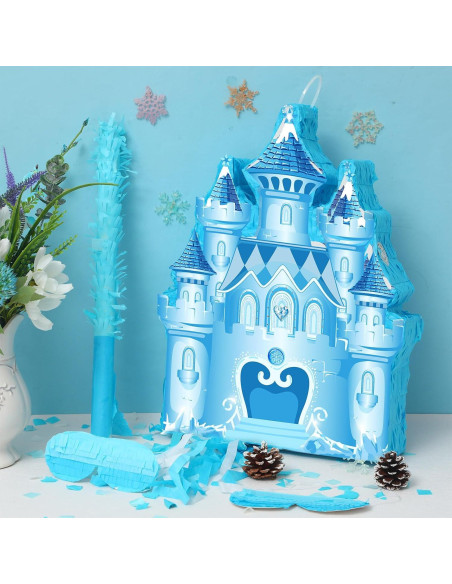 Piñata de Castillo Azul Harrycle para Fiesta de Cumpleaños
