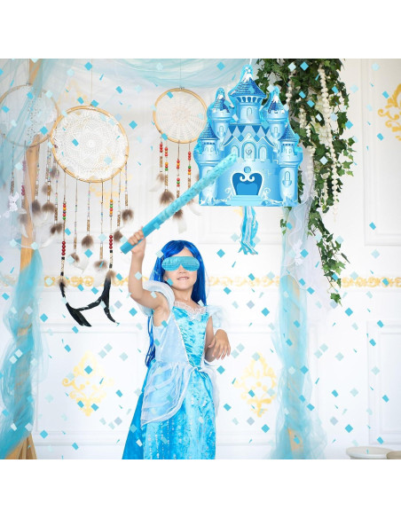 Piñata de Castillo Azul Harrycle para Fiesta de Cumpleaños