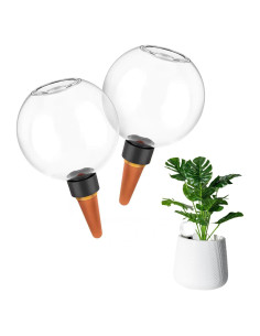 2 Esferas de Riego Automáticas 500ml Plástico Yuixoseu